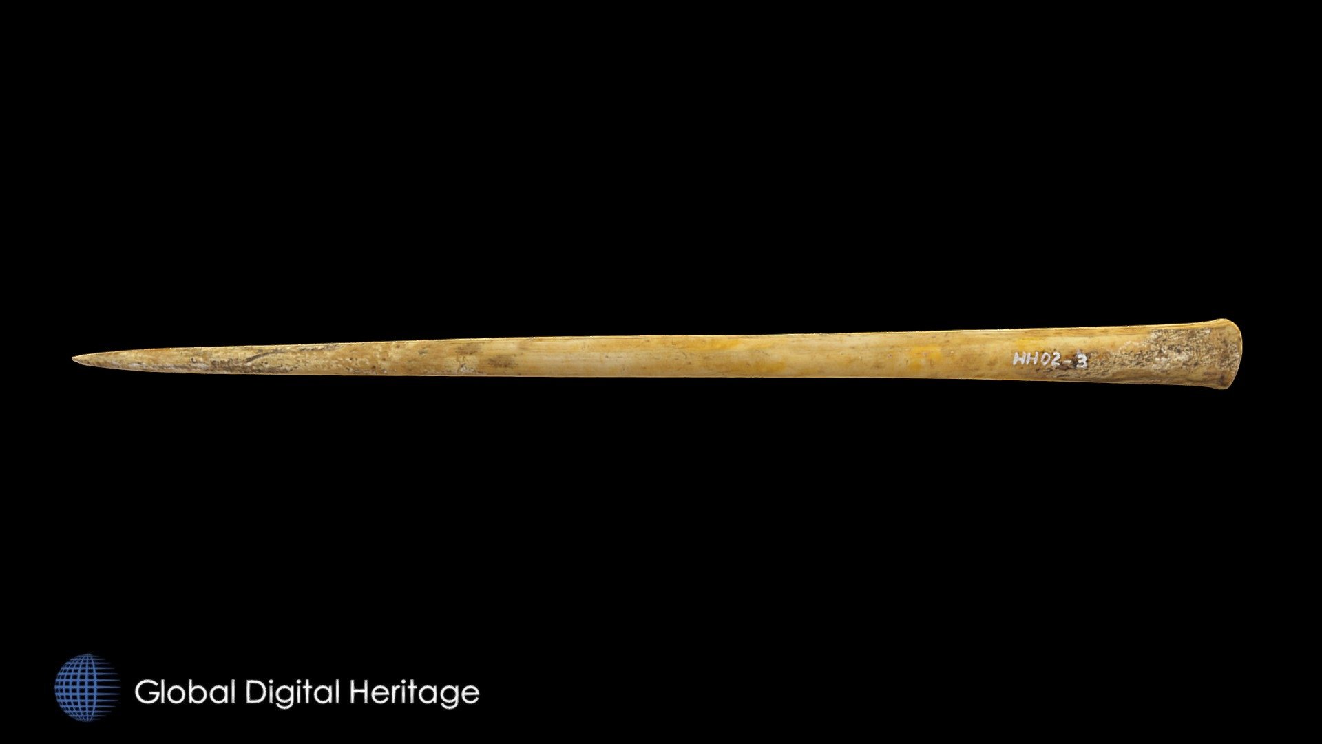 HH02-3 Bone Needle, Hot Springs Village