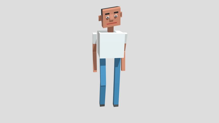 Simple Wave 3D Model
