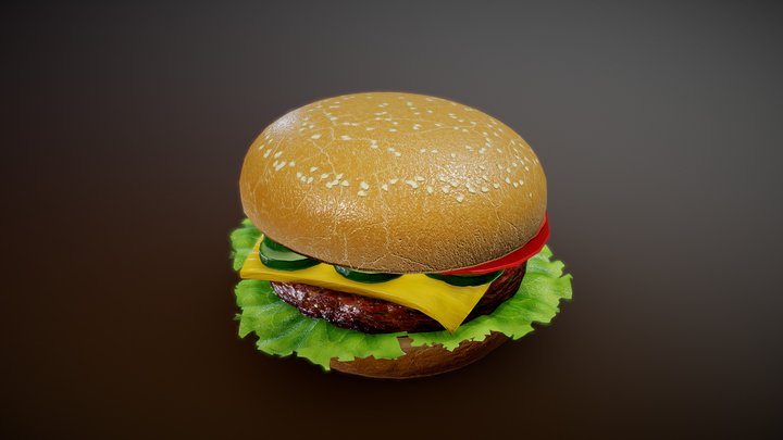 Burger Realistic (Free) 3D Model