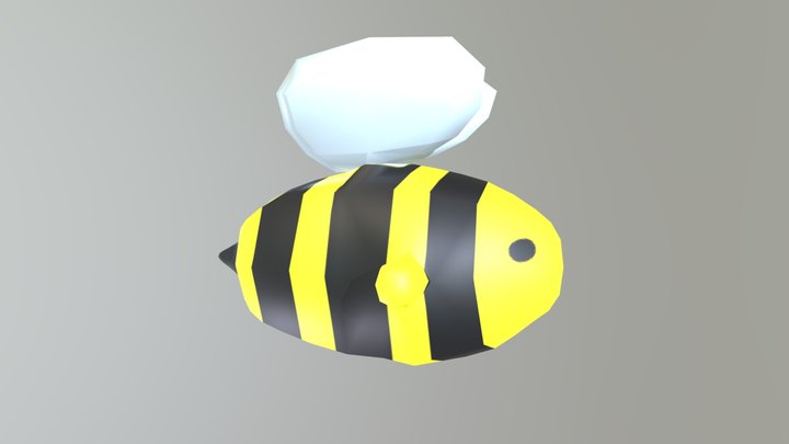 Cartoon Bee 3D Model