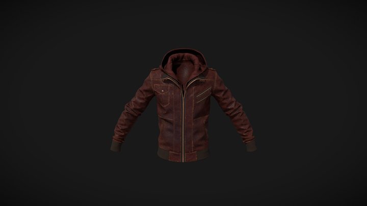 Leather Jaket 3D Model
