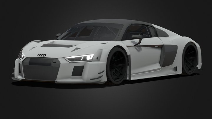Audi R8 LMS 3D Model