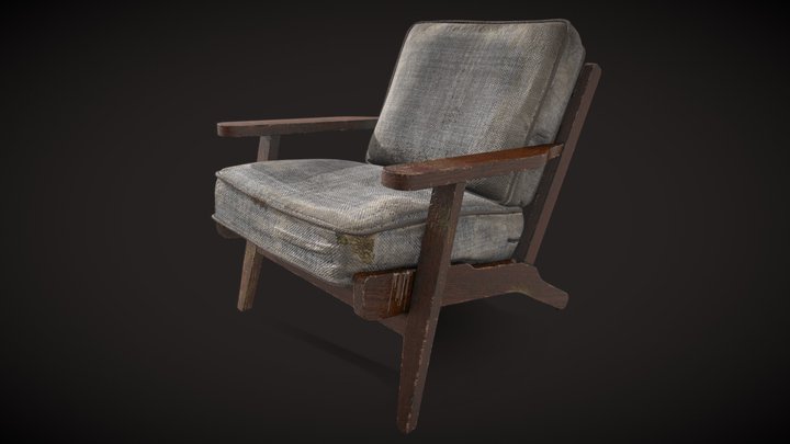 Single Sofa chair 3D Model