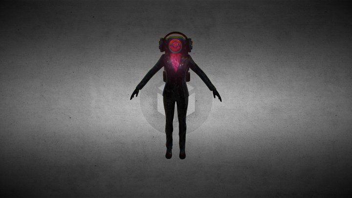 Speaker_woman 3D Model