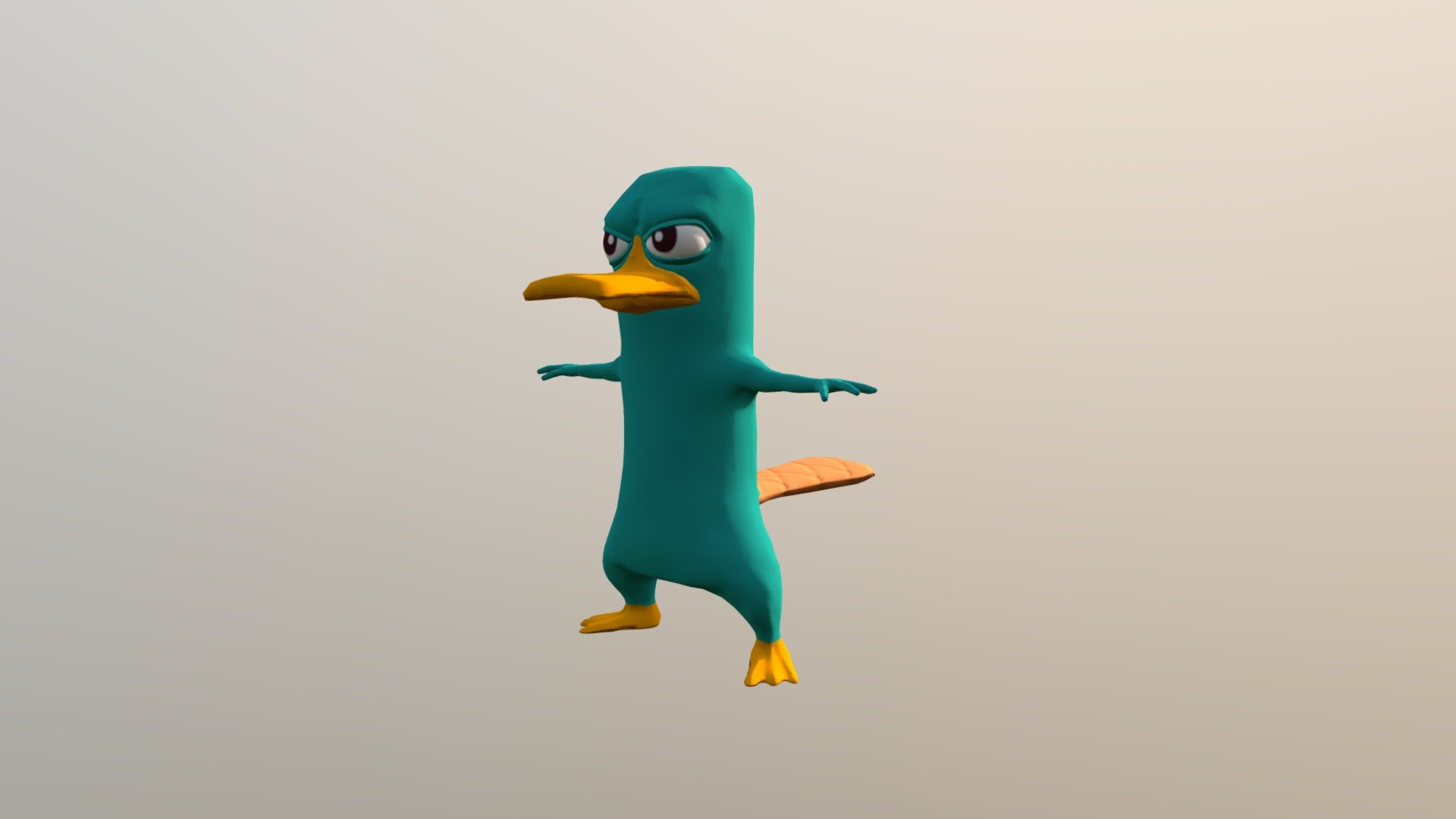 Perry the Platypus - Download Free 3D model by Florian Schilkowski  (@florianschilkowski) [18e8f90]