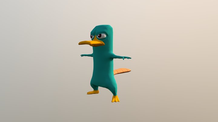 Perry the Platypus 3D Model
