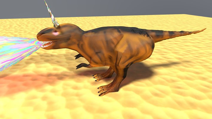 Unisaurus Rex 3D Model