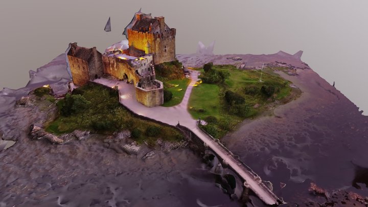 Eilean Donan Castle mesh 3D Model