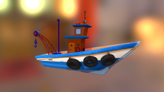 Barco Pesquero 2 3D Model