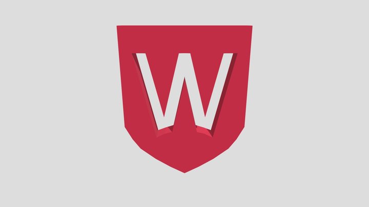 Wsu Logo 3D Model