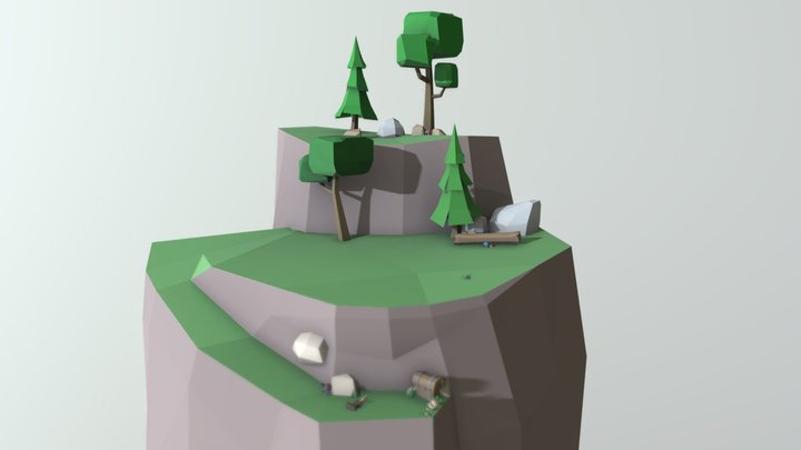 Isla Izquierda para CNT (1/3) 3D Model