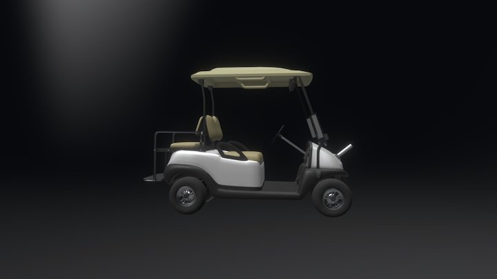 (Virtual Into Reality) Golf Cart 3D Model