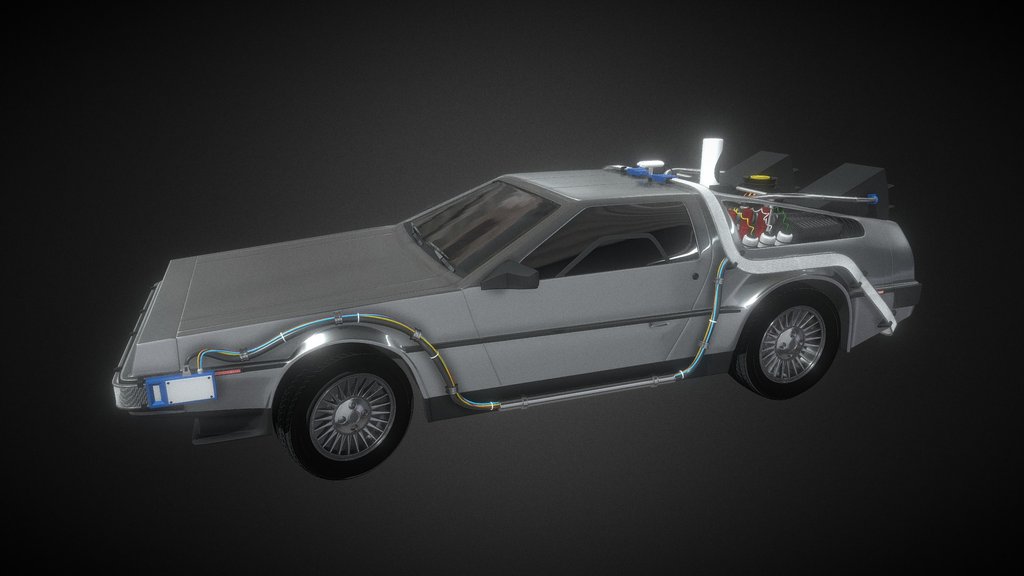 Delorean (highpoly)