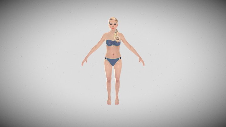 DBH - Chloe (Swimsuit) 3D Model