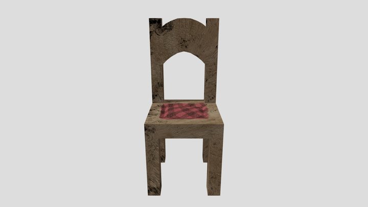 wooden chair 3D Model