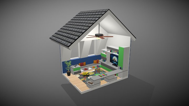 A Child's Playroom 3D Model