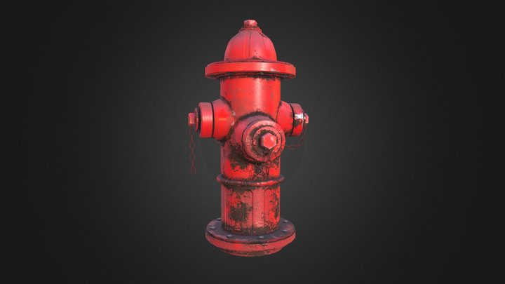 American Hydrant 3D Model
