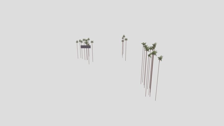 LedBro's TCF 2009 Palm Trees – Gratis 3D-model STL