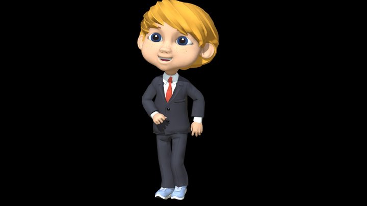 Schoolboy 3D Model