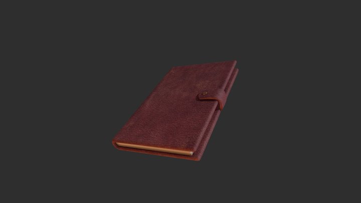 Leather journal 3D Model