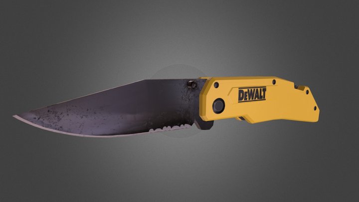 Pocket Knife WIP 4 3D Model