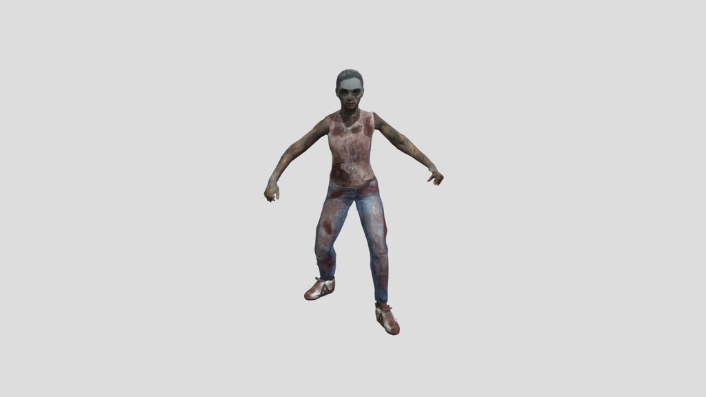 Female zombie 1 z day shootout