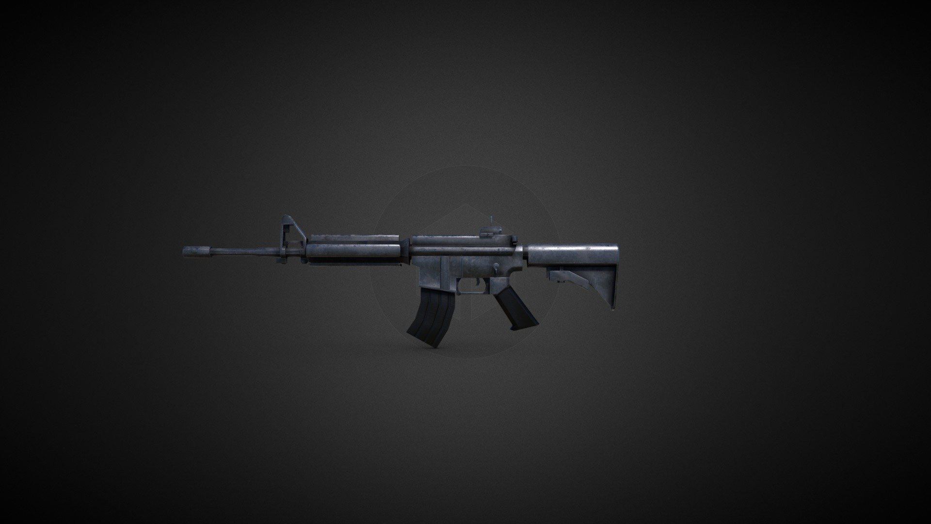 PBR M4A1 Texture - 3D model by Daniel JIN (@absence_art) [18f3d9e ...