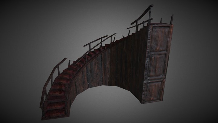 Rotten Staircase 3D Model