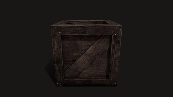 Crate 3D Model