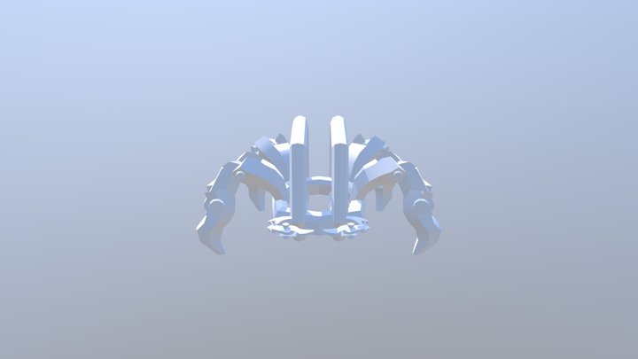 Crab 4 Legs 3D Model
