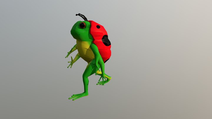 LadyFrog Reptisect - 1st Year Game Design 3D Model