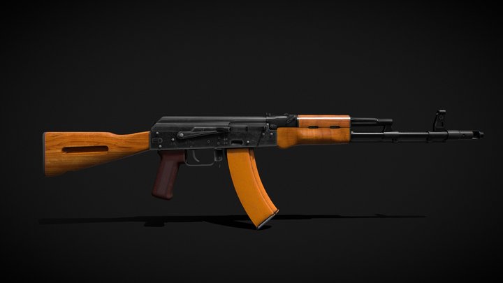 AK74 3D Model