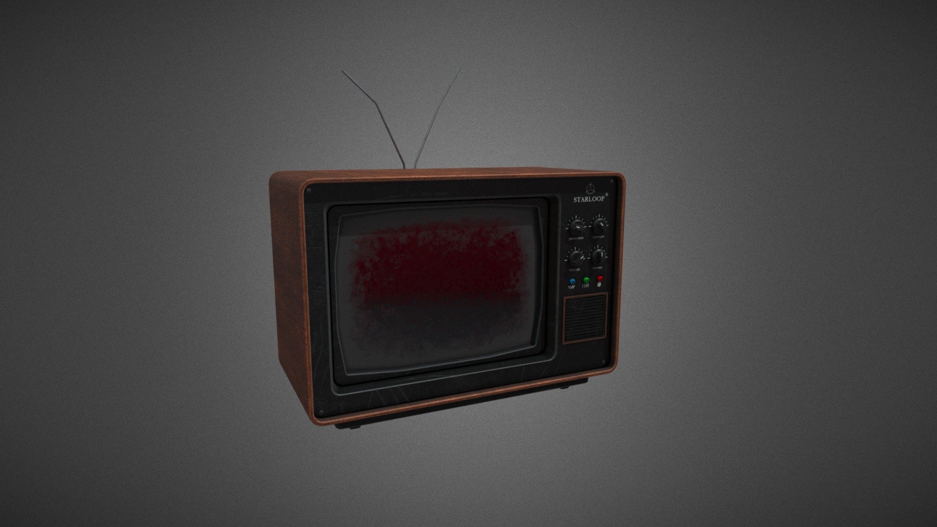 Old television - Download Free 3D model by zombitt [18f79ee] - Sketchfab