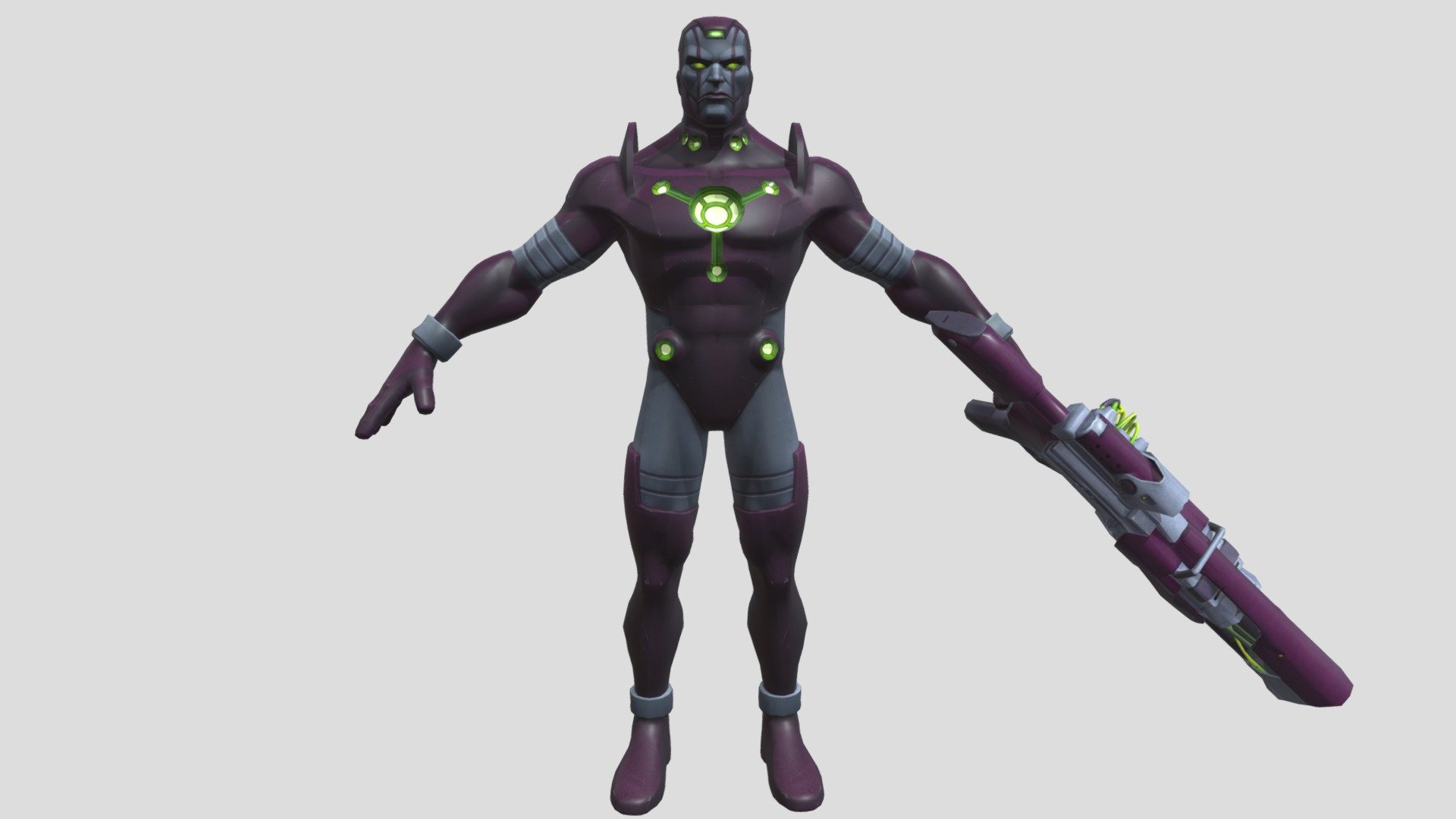 Kang(Re-Textured)(Rigged) - Download Free 3D model by 3D MODELS ...
