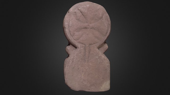 Estela funeraria S.XII-XIII 3D Model