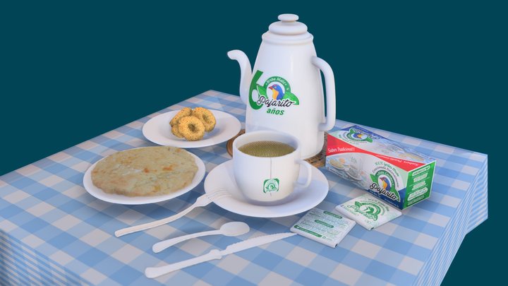 Pack Yerbamate Pajarito 3D Model