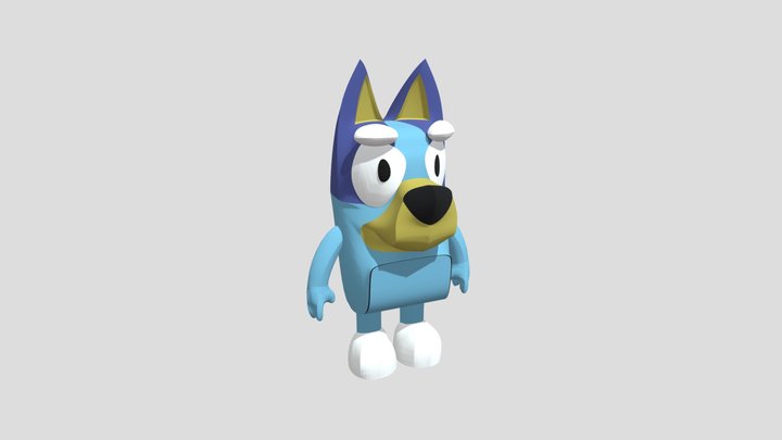 Bluey 3D Model