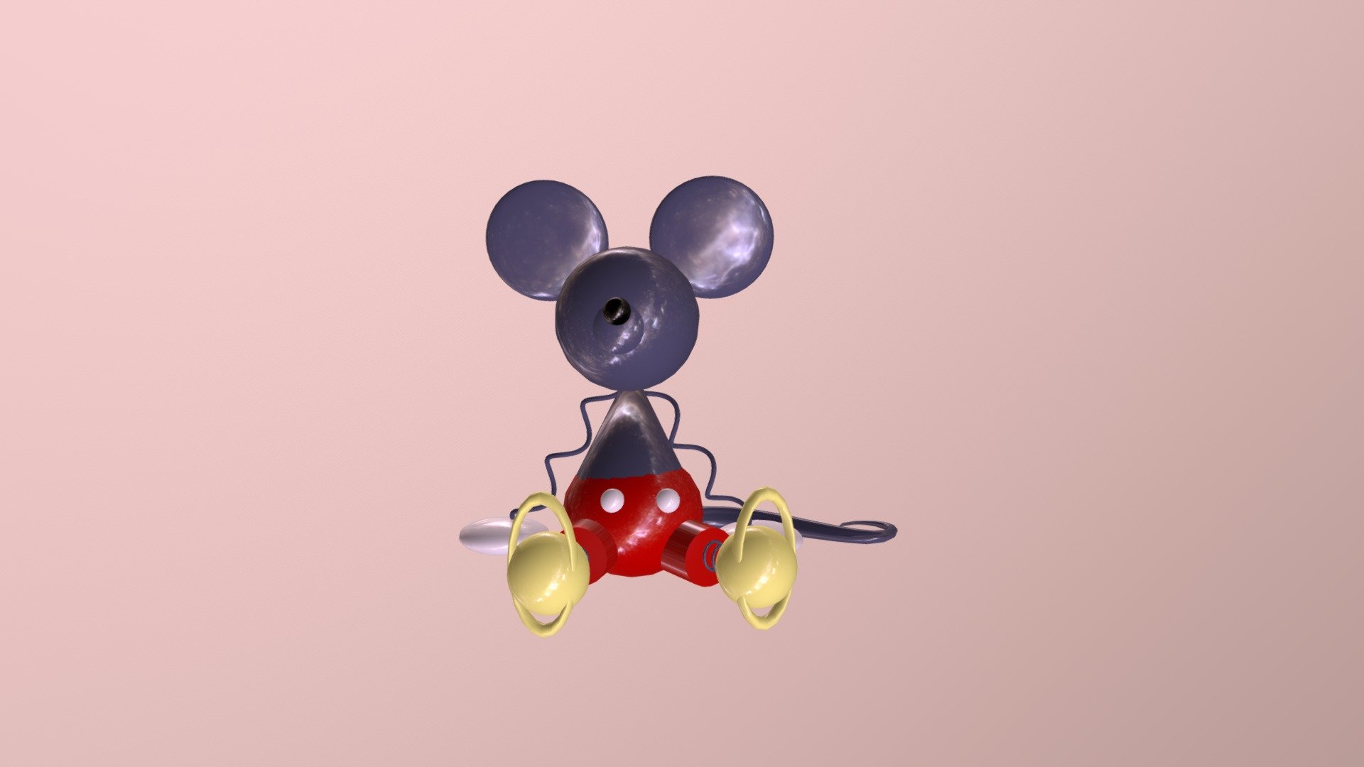 Mikke Mus2 - 3D model by stinemcquien [18f9f94] - Sketchfab