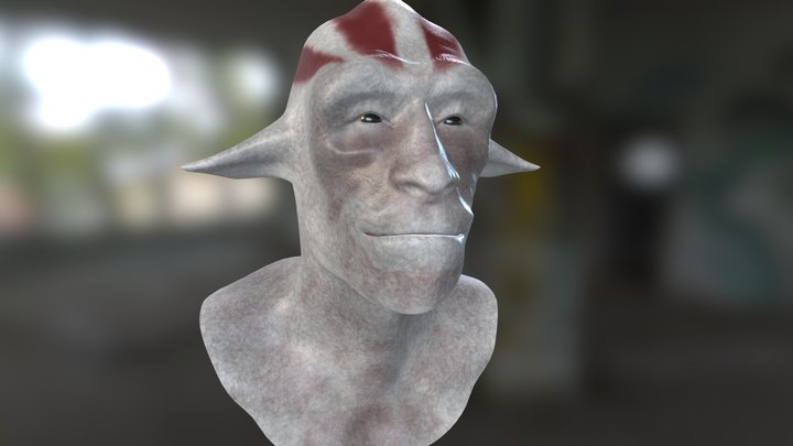 Goblin Warrior 3D Model