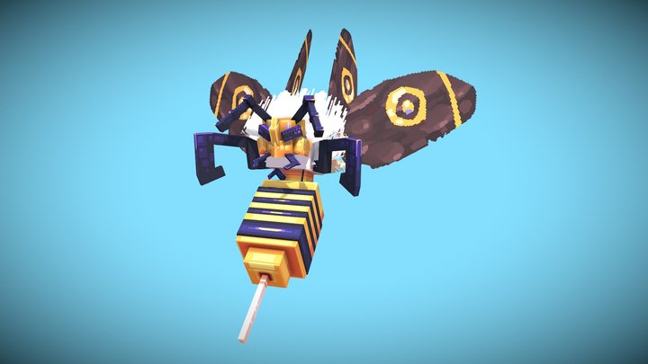Bee Monster 3D Model
