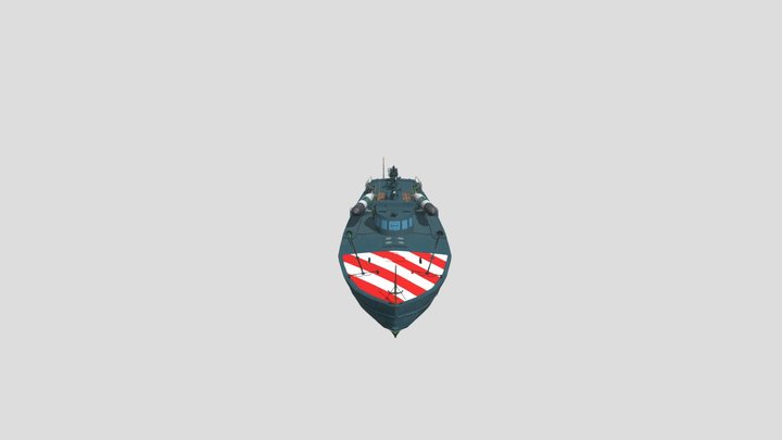 Torpedo Boot-MAS 555 55 51 3D Model