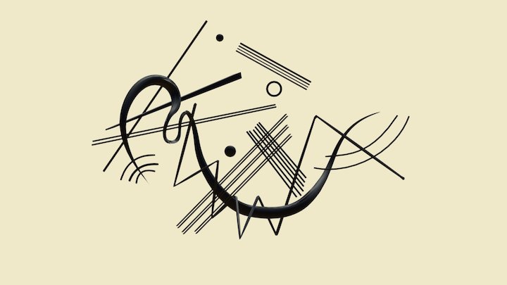 Kandinsky 3D Model