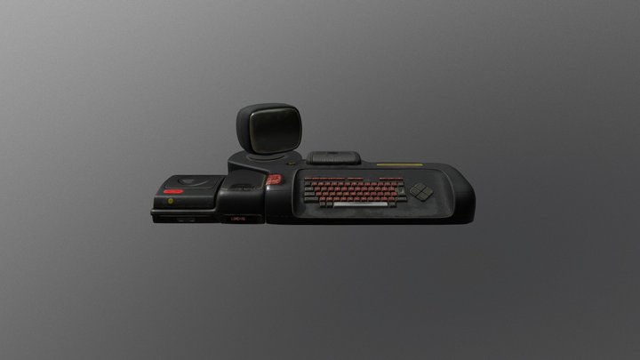 Vintage Computer Crossover Concept 3D Model
