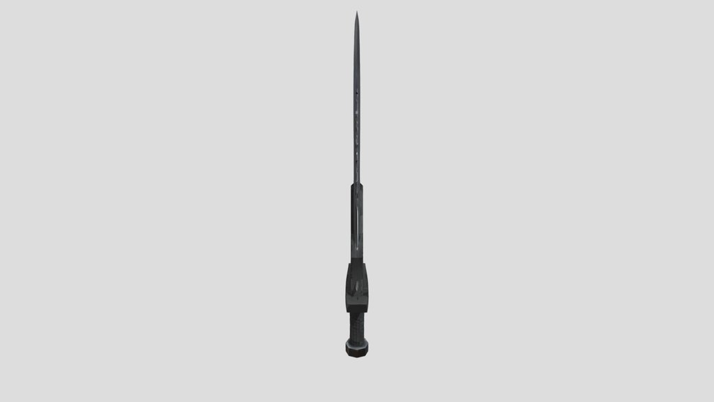 A spiked sword