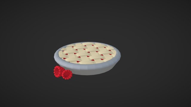 Raspberry Pie 3D Model