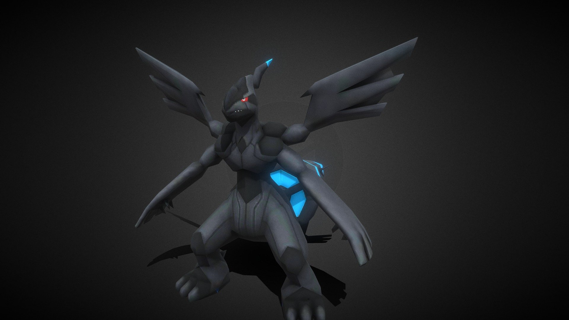 OBJ file Pokemon - Zekrom(with cuts and as a whole) 🐉・Design to download  and 3D print・Cults