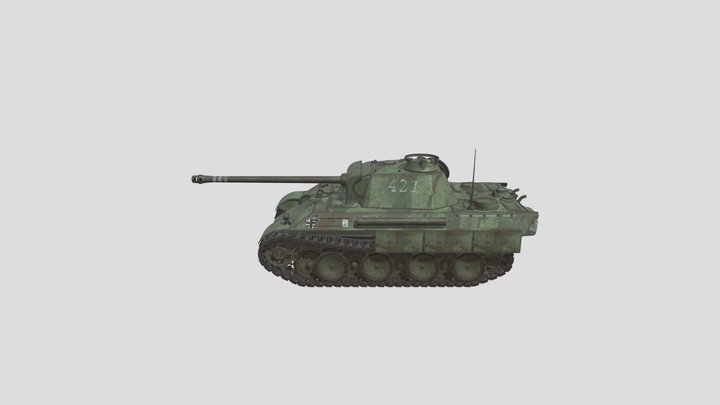 Panther Tank WW2 3D Model
