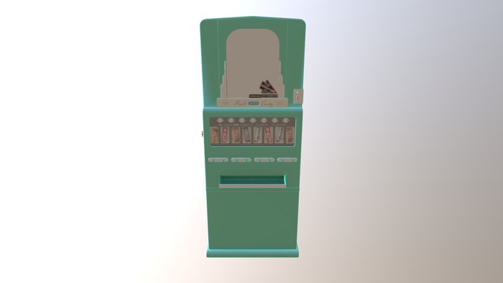 Candy Vending Machine v1 3D Model