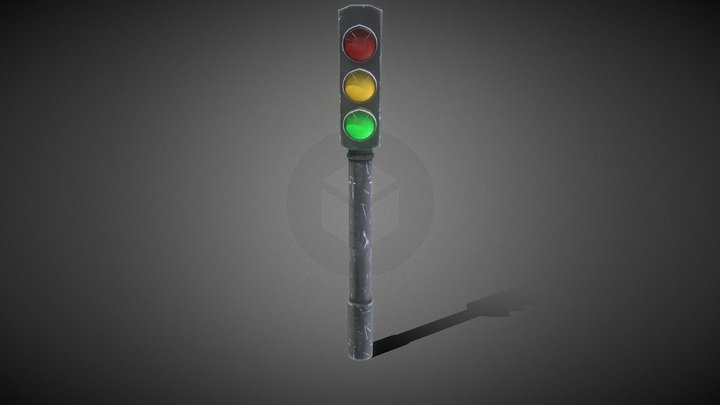 Traffic Light 3D Model
