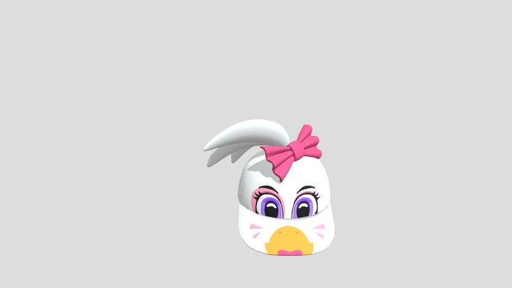 Glamrock Chica Hat 3D Model